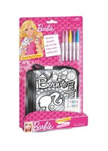 Obrazek Torebka do malowania z klapką Barbie
