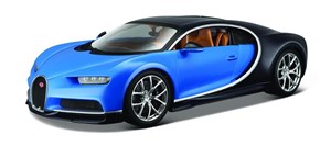 Obrazek Bugatti Chiron 1:18 niebieski BBURAGO
