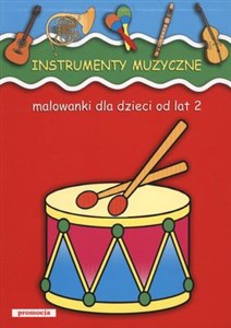 Obrazek Instrumenty muzyczne malowanki dla dzieci od lat 2