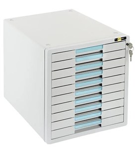 Obrazek Szafka na dokumenty 10szufl. szaro-nieb YELLOW ONE