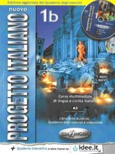 Obrazek Nuovo Progetto Italiano 1B Podręcznik + ćwiczenia + płyta DVD + płyta CD