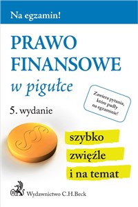 Picture of Prawo finansowe w pigułce szybko zwięźle i na temat