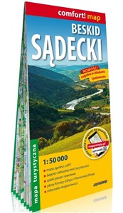 Obrazek Beskid Sądecki laminowana mapa turystyczna 1:50 000