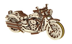 Picture of Drewniane puzzle 3D. Cruiser V-twin - Motocykl