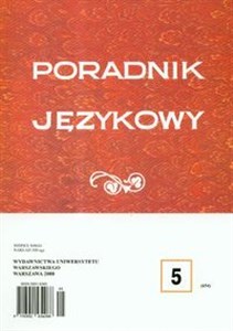 Obrazek Poradnik językowy 5/2008