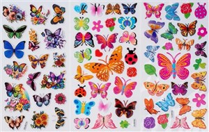 Obrazek Naklejki plastikowe (6szt)