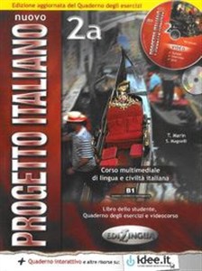 Obrazek Nuovo Progetto Italiano 2A Podręcznik + ćwiczenia + płyta DVD + płyta CD