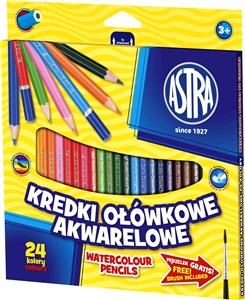 Picture of Kredki ołówkowe akwarelowe 24 kolory