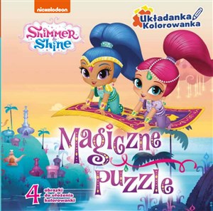 Picture of Magiczne puzzle shimmer and shine układanka kolorowanka