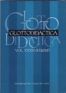 Picture of Glottodidactica XXXIX/2 (2012)