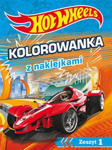 Picture of Hot Wheels Kolorowanka z naklejkami. Zeszyt 1