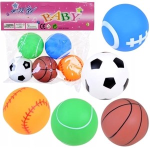 Obrazek Zestaw miękkich piłek 5szt