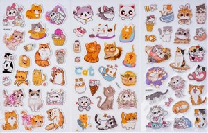 Obrazek Naklejki plastikowe (6szt)