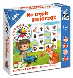 Picture of Gra bingo Na tropie zwierząt (reedycja Smart bingo)