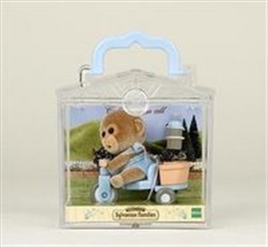 Obrazek Sylvanian Families zestaw mini Małpka na rowerku