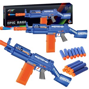 Obrazek Pistolet z pianki i strzałkami z przyssawką