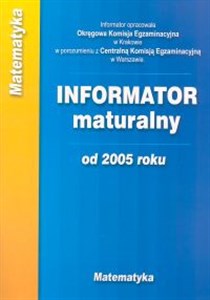 Obrazek Informator maturalny - matematyka (format A4)