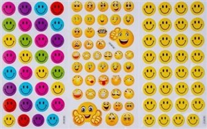 Obrazek Naklejki plastikowe (6szt)