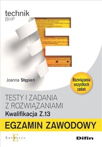 Picture of Egzamin zawodowy Testy i zadania z rozwiązaniami Z.13