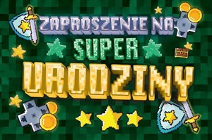 Obrazek Zaproszenie Urodziny Zay Mini (10szt)