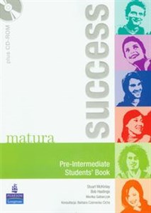 Picture of Matura Success Pre-Intermediate Students Book +CD Szkoła ponadgimnazjalna