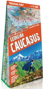Picture of Kaukaz gruziński (Georgian Caucasus) laminowana mapa trekkingowa 1:75 000
