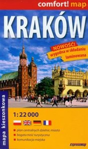 Obrazek Kraków Mapa kieszonkowa 1:22 000