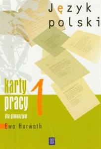 Picture of Świat w słowach i obrazach 1 Język polski Karty pracy Gimnazjum