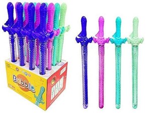 Obrazek Miecz do baniek mydlanych 50cm MIX