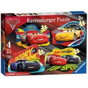 Picture of Puzzle 4w1 Auta 3 Puzzle podłogowe