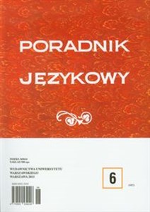 Obrazek Poradnik językowy 6/2011