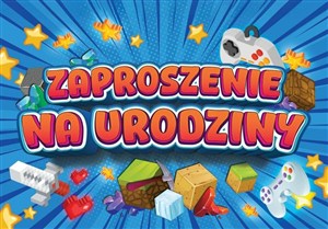 Obrazek Zaproszenie Urodziny Zay Mini (10szt)