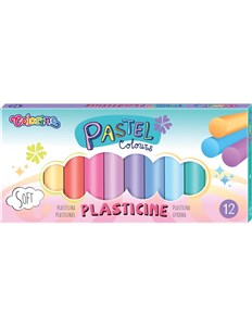 Obrazek Plastelina pastel Colorino Kids 12 kolorów