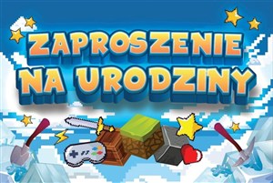 Obrazek Zaproszenie Urodziny Zay Mini (10szt)