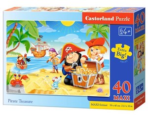 Obrazek Puzzle Maxi Pirate Treasures 40