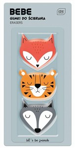 Obrazek Gumka do mazania BB Friends Boys 3szt