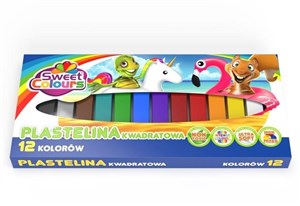 Picture of Plastelina kwadratowa 12 kolorów