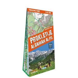 Picture of Prokletije i Durmitor Alpy Albanii i Czarnogóry laminowana mapa trekkingowa 1:65 000