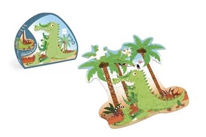 Picture of Puzzle konturowe Krokodyl 36 elementów Scratch