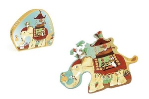 Picture of Puzzle konturowe Słoń 37 elementów Scratch