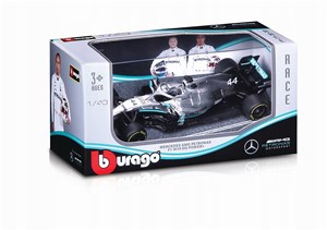 Picture of BBURAGO MODEL MERCEDES AMG PETRONAS F1 44 LEWIS HAMILTON 1:43