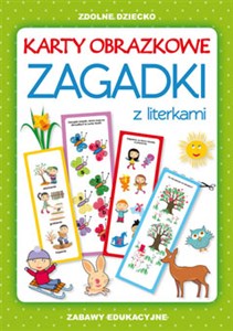 Picture of Karty obrazkowe Zagadki z literkami Zabawy edukacyjne