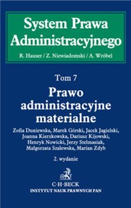 Obrazek Prawo administracyjne materialne Tom 7