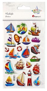 Picture of Naklejki wypukłe statki, latarnia morska 21szt