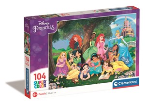 Picture of Puzzle 104 super kolor Disney princess 25743