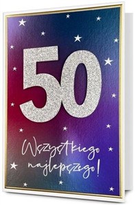 Obrazek Karnet B6 Urodziny 50
