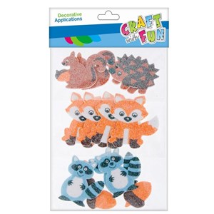 Obrazek Zwierzątka leśne samoprzylepne 14szt