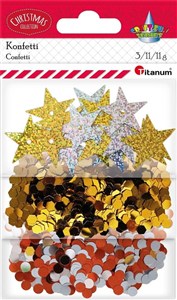 Obrazek Konfetti płatki śniegu 35mm mix