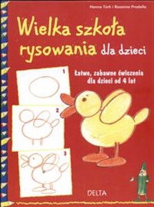 Picture of Wielka szkoła rysowania dla dzieci łatwe zabawne ćwiczenia dla dzieci od 4 lat