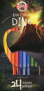 Obrazek Kredki Dino 24 kolory